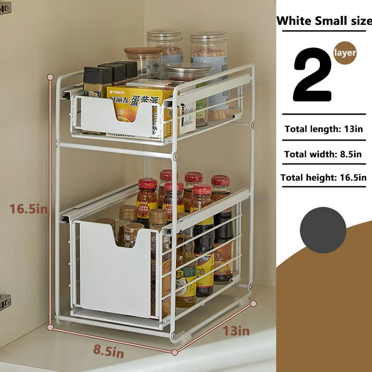Dual-Tier multifunksjonell kjøkkenarrangør