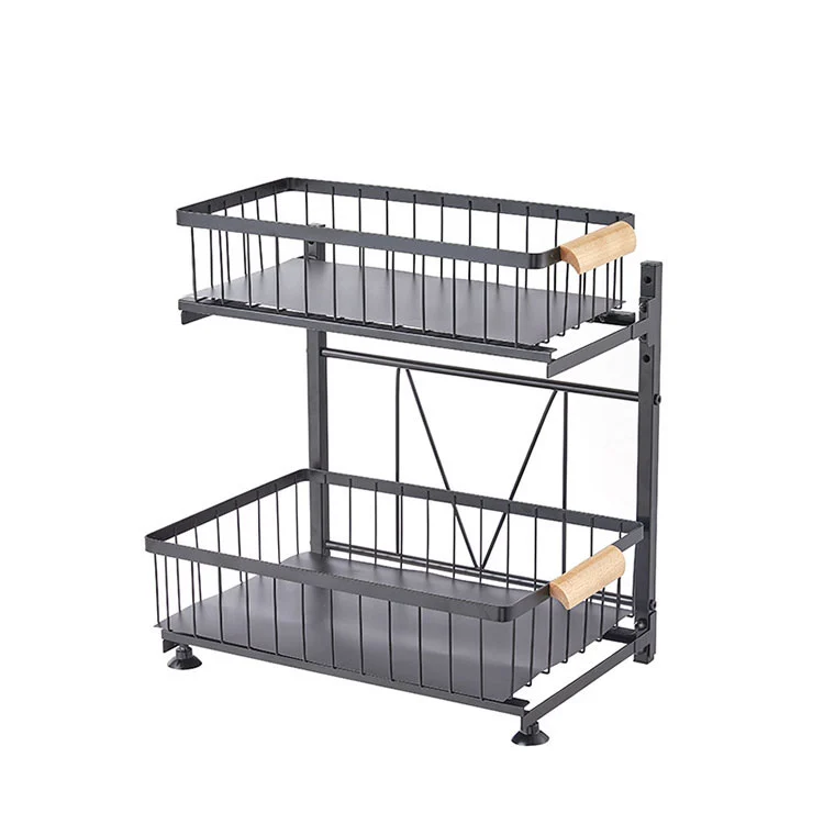 Metall Pull-Out Bestikk Organizer for skap